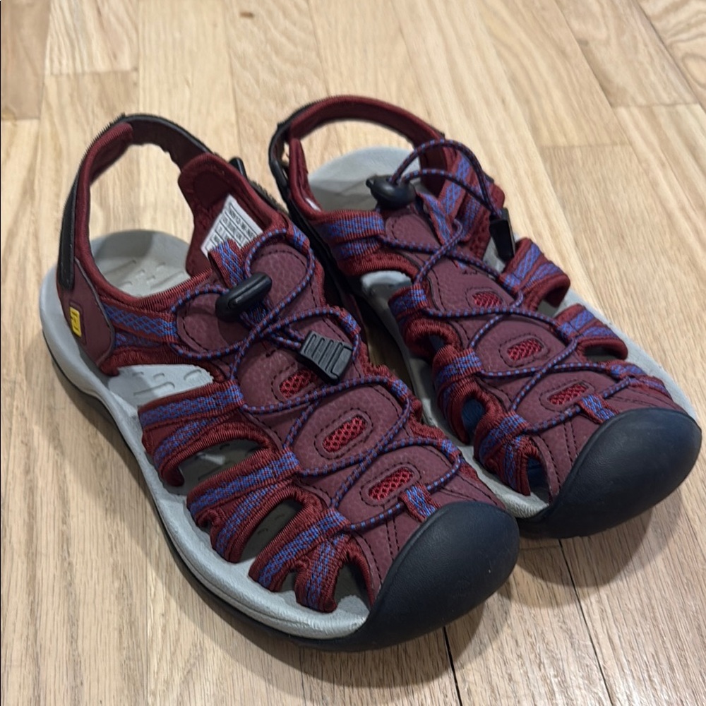 Dream Pairs Red and Blue Adventure Sandals